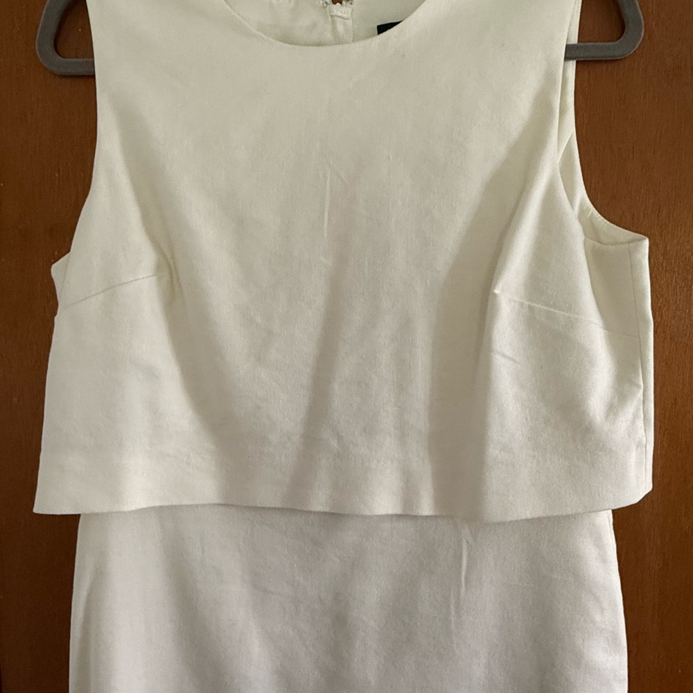 Ann Taylor Cream Midi Dress - Picture 3 of 5